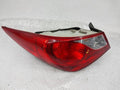 Left outer rear tail light assembly compatible with Hyundai YF 2010, genuine OEM replacement part 92401-3S1