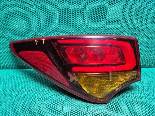 Left rear combination tail light assembly compatible with Hyundai Santa Fe 2016, genuine OEM replacement part 924012W610