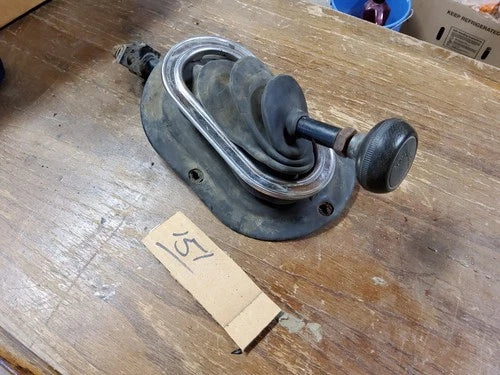 Genuine Used OEM Gear shifter - 1973-79 Ford Truck F150-F350 NP203 TRANSFER CASE SHIFTER, BOOT, TRIM RING 4WD 203