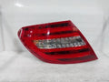 Left rear tail light assembly (outer) compatible with Mercedes Benz C200 2011, OEM 204 820 16 64