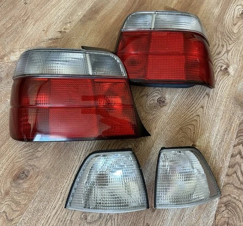 Rear tail light BMW E36 Compact 93-00, Tail Light BMW E36, Tail Light genuine clear, set