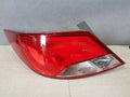 Left rear combination tail light assembly compatible with Hyundai Accent 2016, genuine OEM replacement part 924011R600