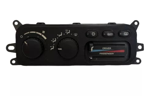 Control de Clima A/C OEM Usado - Unidad de control de clima dual para aire acondicionado y calefacción de Dodge Ram 1500 2500 (2003-2005) P55056811AD