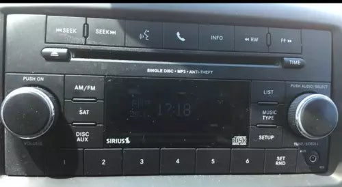 Radio/Pantalla OEM Usada - Receptor de radio con satélite para Dodge Caravan 2012-2019, Uconnect ID RES OEM