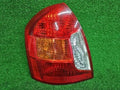 Left rear tail light assembly compatible with Hyundai Accent 2006, genuine OEM replacement part 924011E
