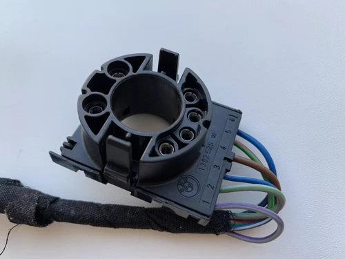 Tail light connector BMW E30, cable of connection, lamp, model Facelift, wiring genuine OEM 61131382525