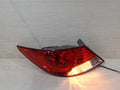Left rear combination tail light assembly compatible with Hyundai Accent 2013, genuine OEM replacement part 924011R000