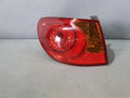 Left outer rear tail light assembly compatible with Hyundai Elantra 2008, genuine OEM replacement part 92401 2H000