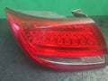 Left rear combination tail light assembly compatible with Hyundai Azera 2010, genuine OEM replacement part 92401 3L500