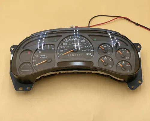 Cluster/Velocímetro OEM Usado - VELOCÍMETRO DEL PANEL DE INSTRUMENTOS PARA CHEVY SILVERADO SIERRA TAHOE YUKON 2003-2006 OEM